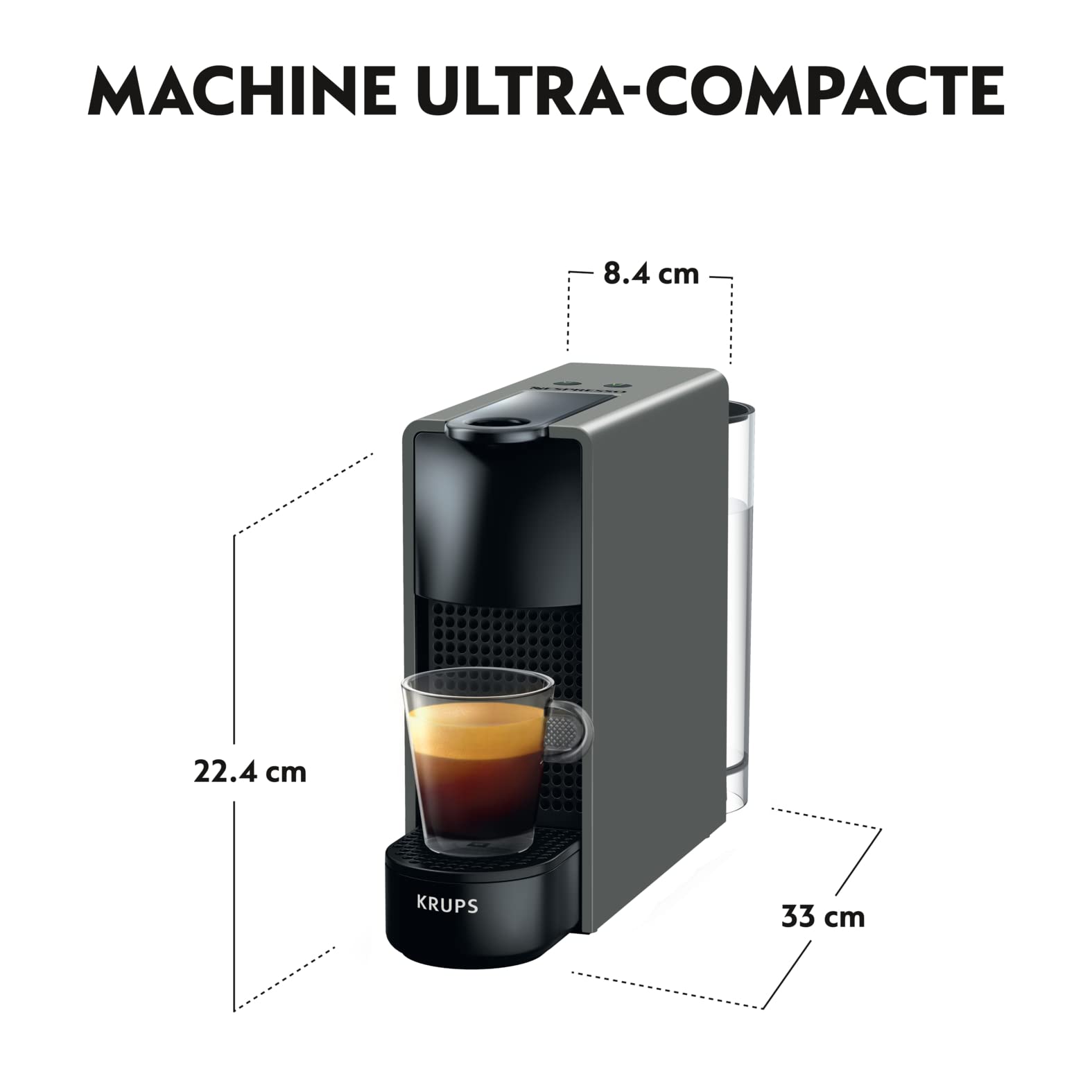 Machine à Café Essenza Mini Gris Intense Cafetière