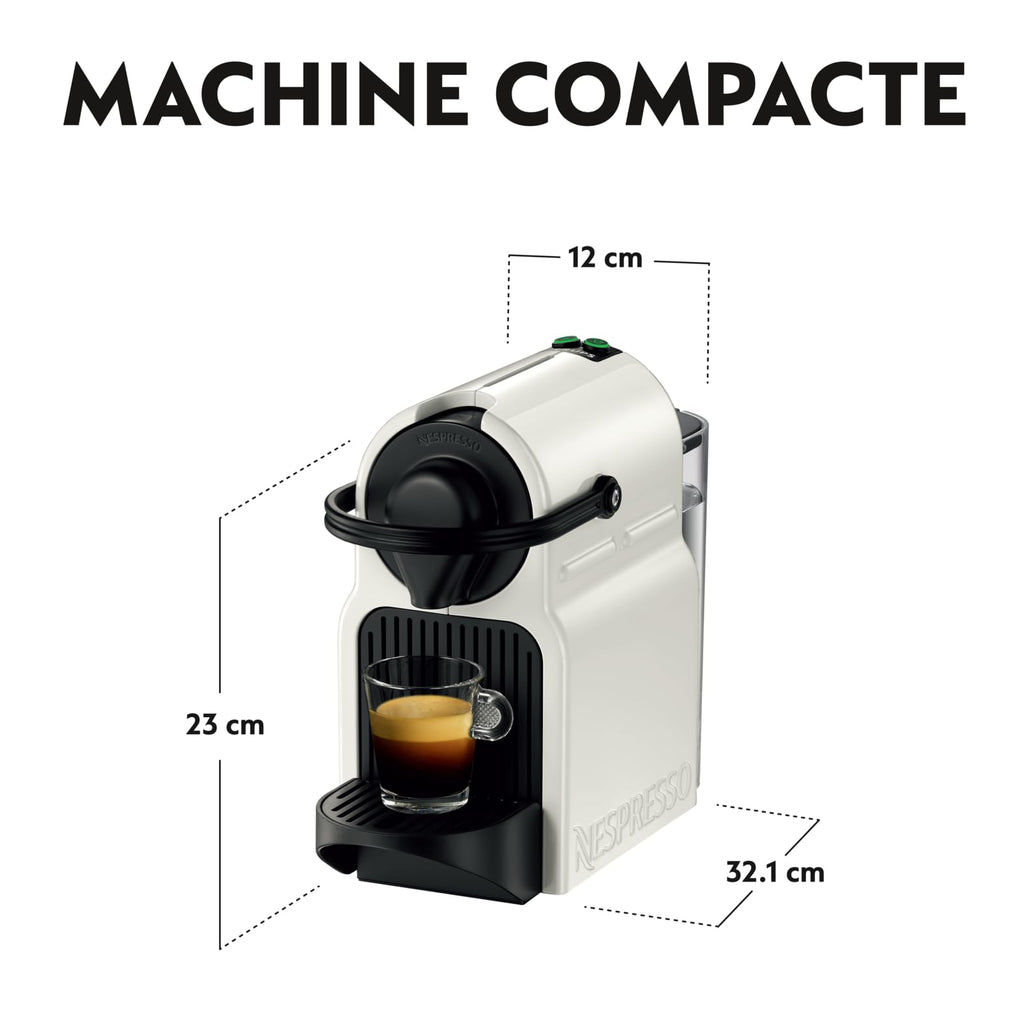 Machine à Café Inissia Blanche Cafetière Espresso
